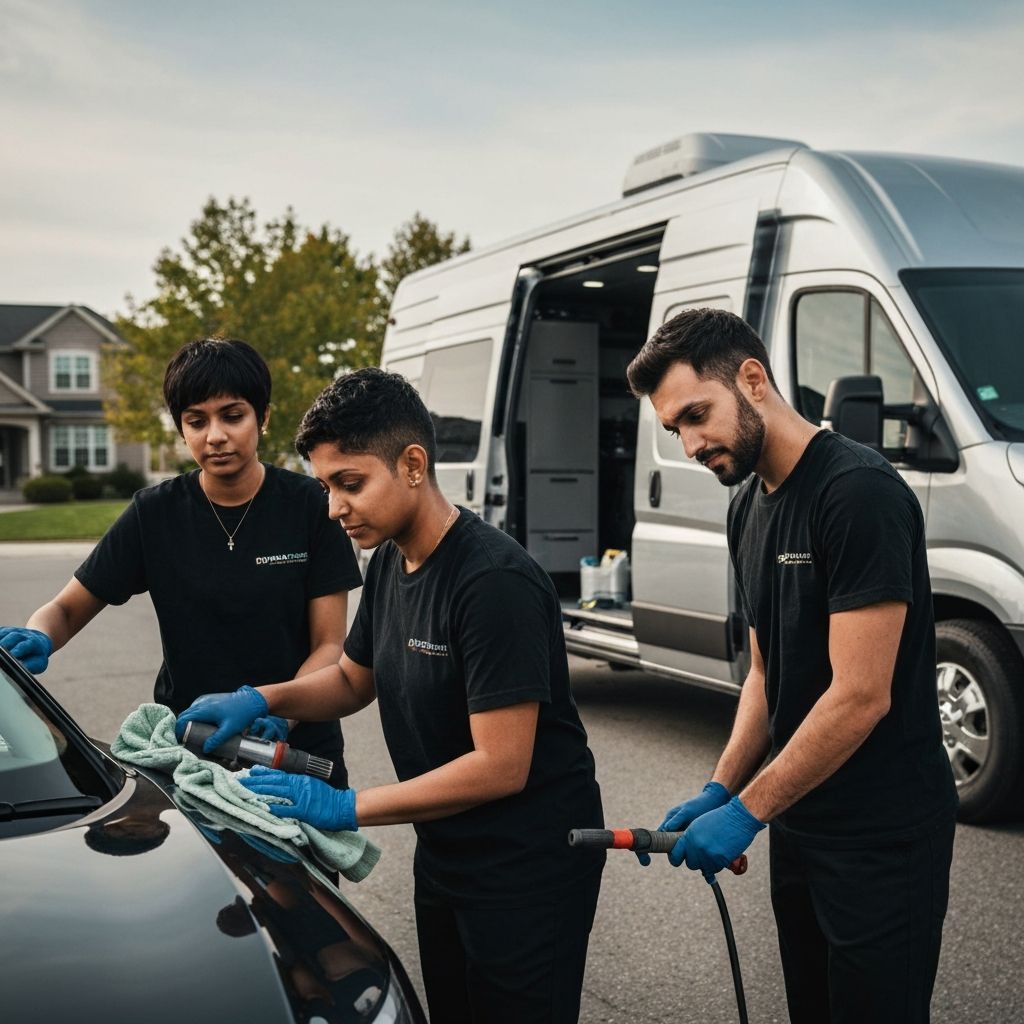 Seefi Auto Detailing team at work